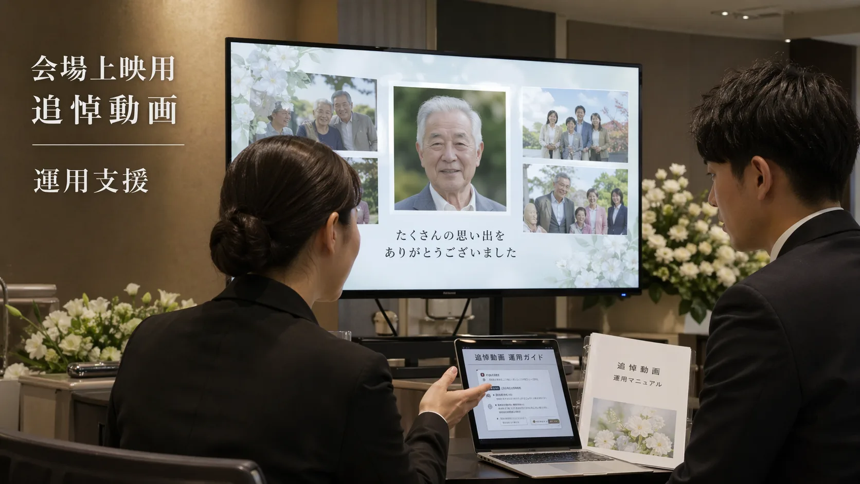 会場上映・運用定着